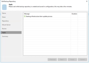 Veeam Backup Repository Setup and Configuration