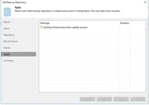 Veeam Backup Repository Setup and Configuration