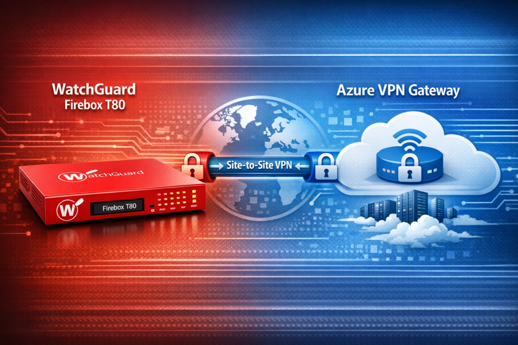 How to Configure Site-to-Site VPN Between WatchGuard Firebox T80 and Azure VPN Gateway